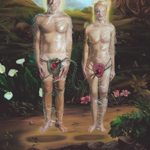 Safe Sex  48 x 36  oil on linen  2010 a copy